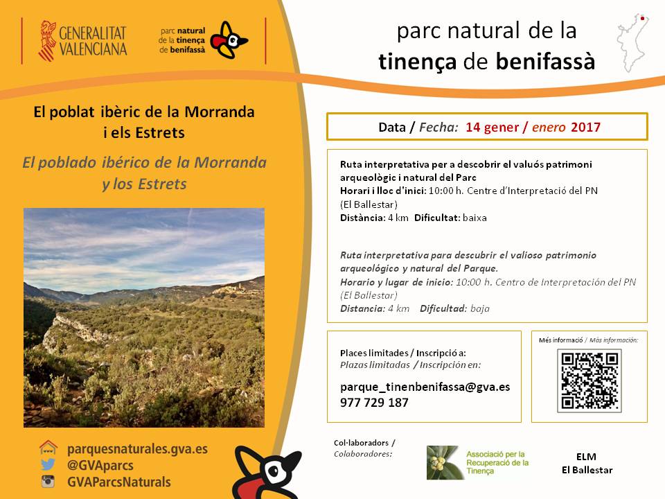 el pobla ibèric de la morranda i els estrets el ballestar allotjament rural tinença de benifassà 